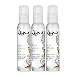 Estuche 3 aceites 100% Argán bio en frasco 100 ml