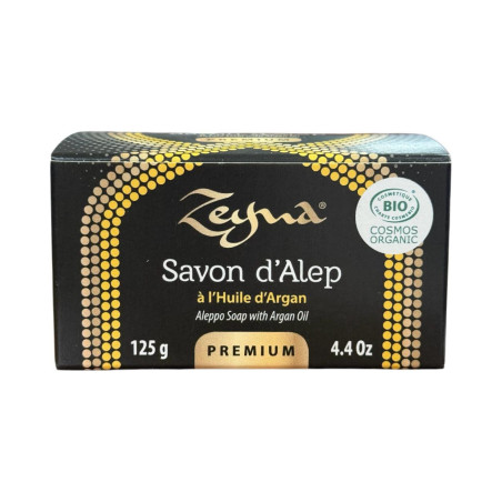 Aleppo-Seife Premium Bio mit Arganöl