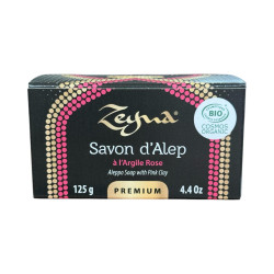 Sapone di Aleppo Premium Bio all'Argilla rosa