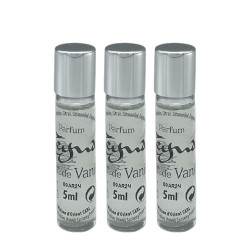 Lot de 3 eaux de parfum roll-on Fleur de vanille  3 x 5 ml