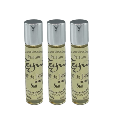 Lot de 3 parfums roll-on Fleur de jasmin 3 x 5 ml