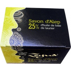 Savon d'Alep 25% laurier syr